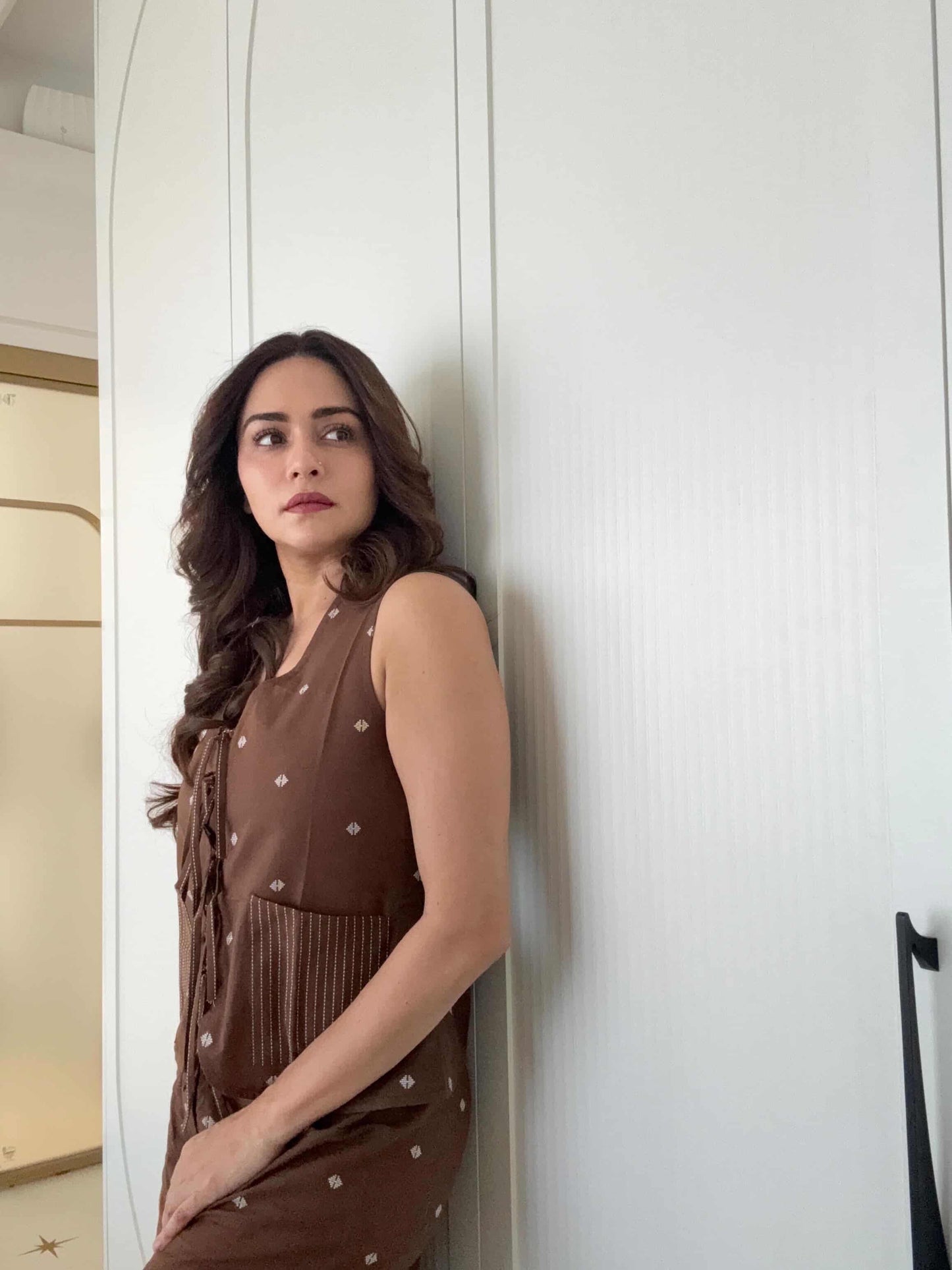 Chestnut Co-ord with Amruta Khanvilkar