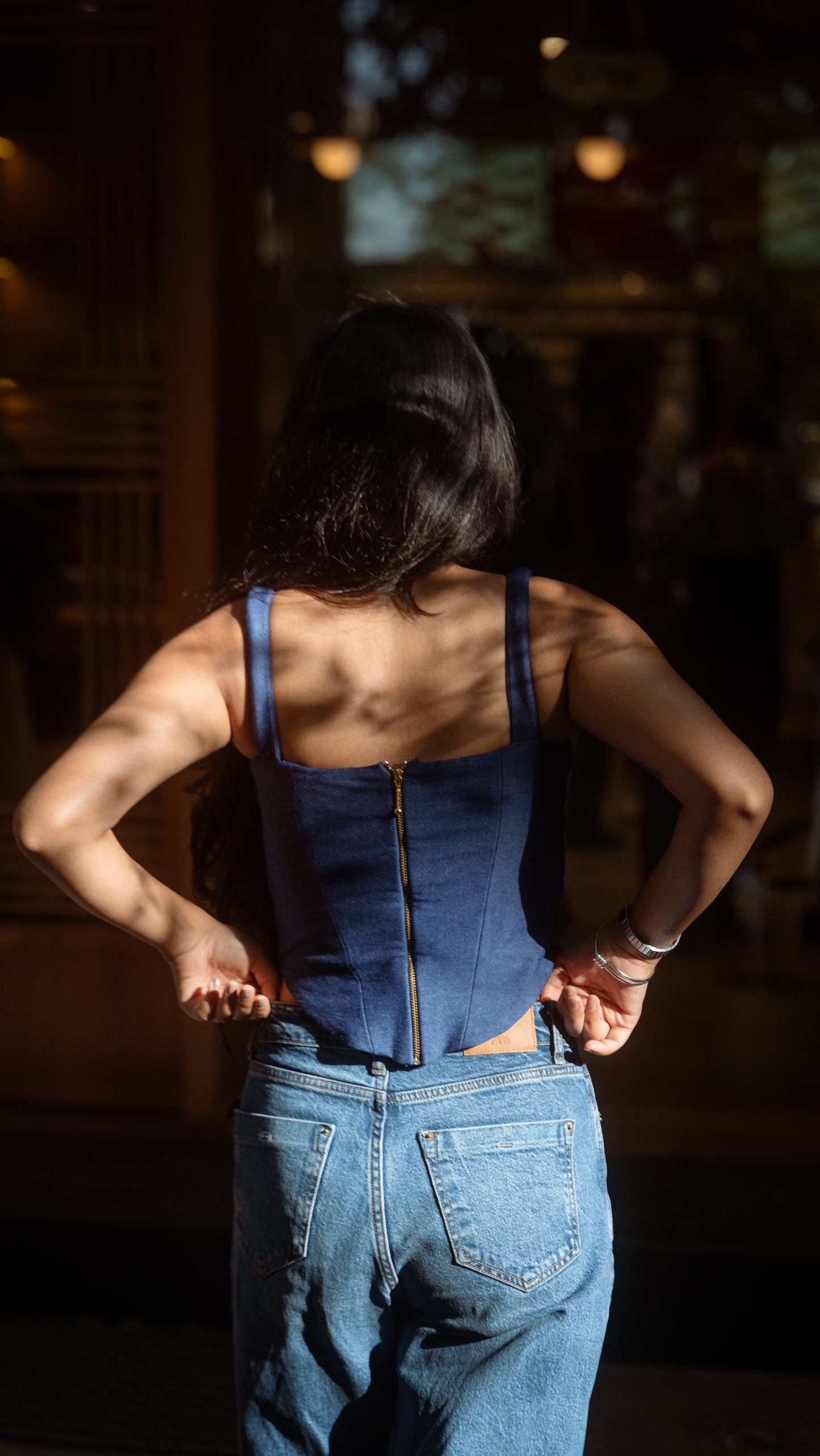 Damsel in Denim Corset