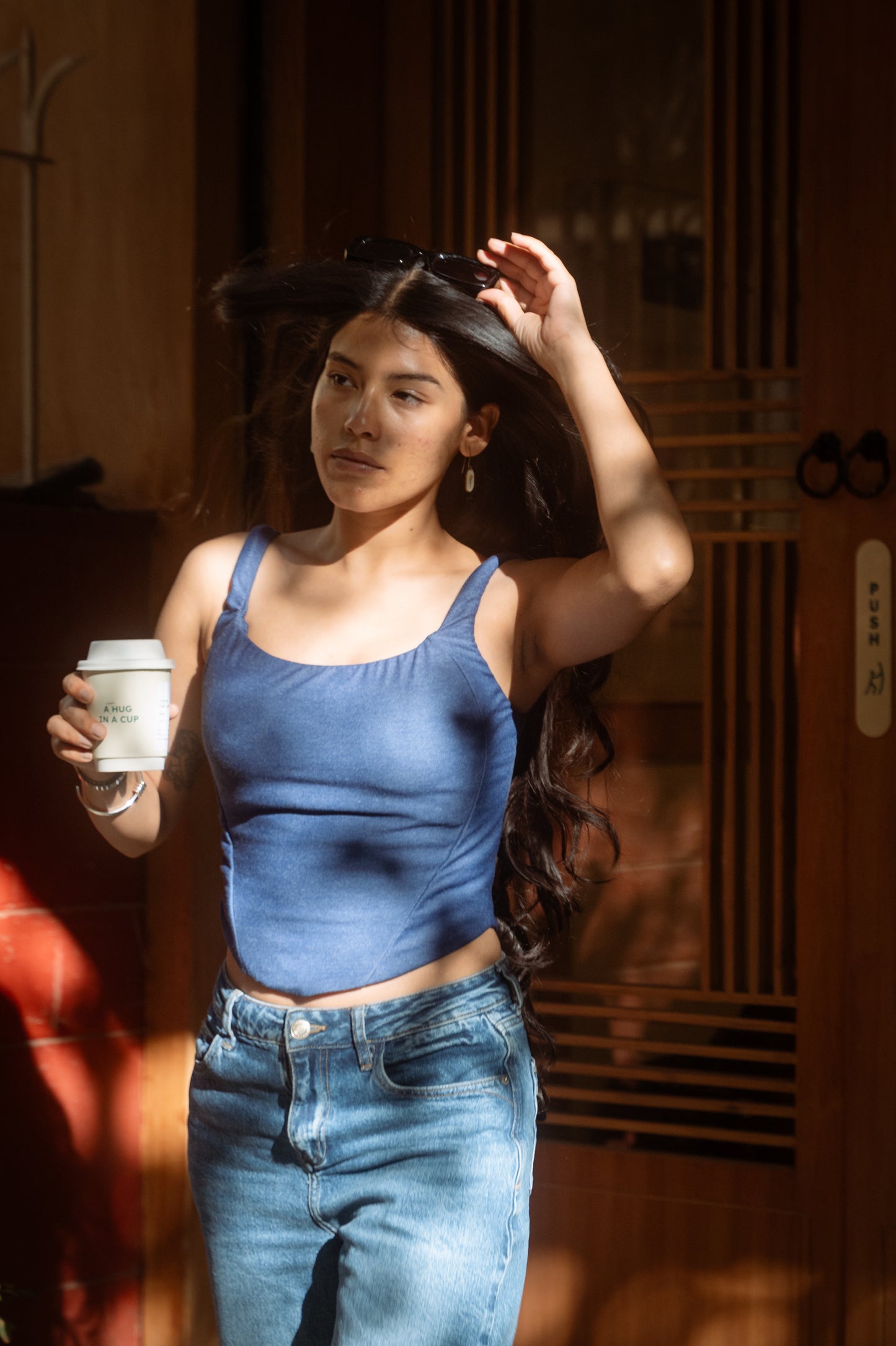 Damsel in Denim Corset