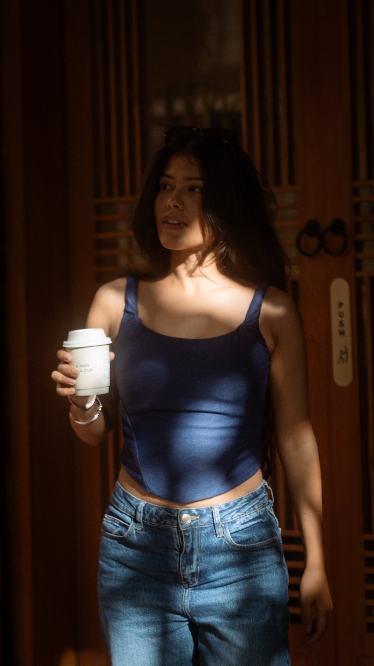 Damsel in Denim Corset