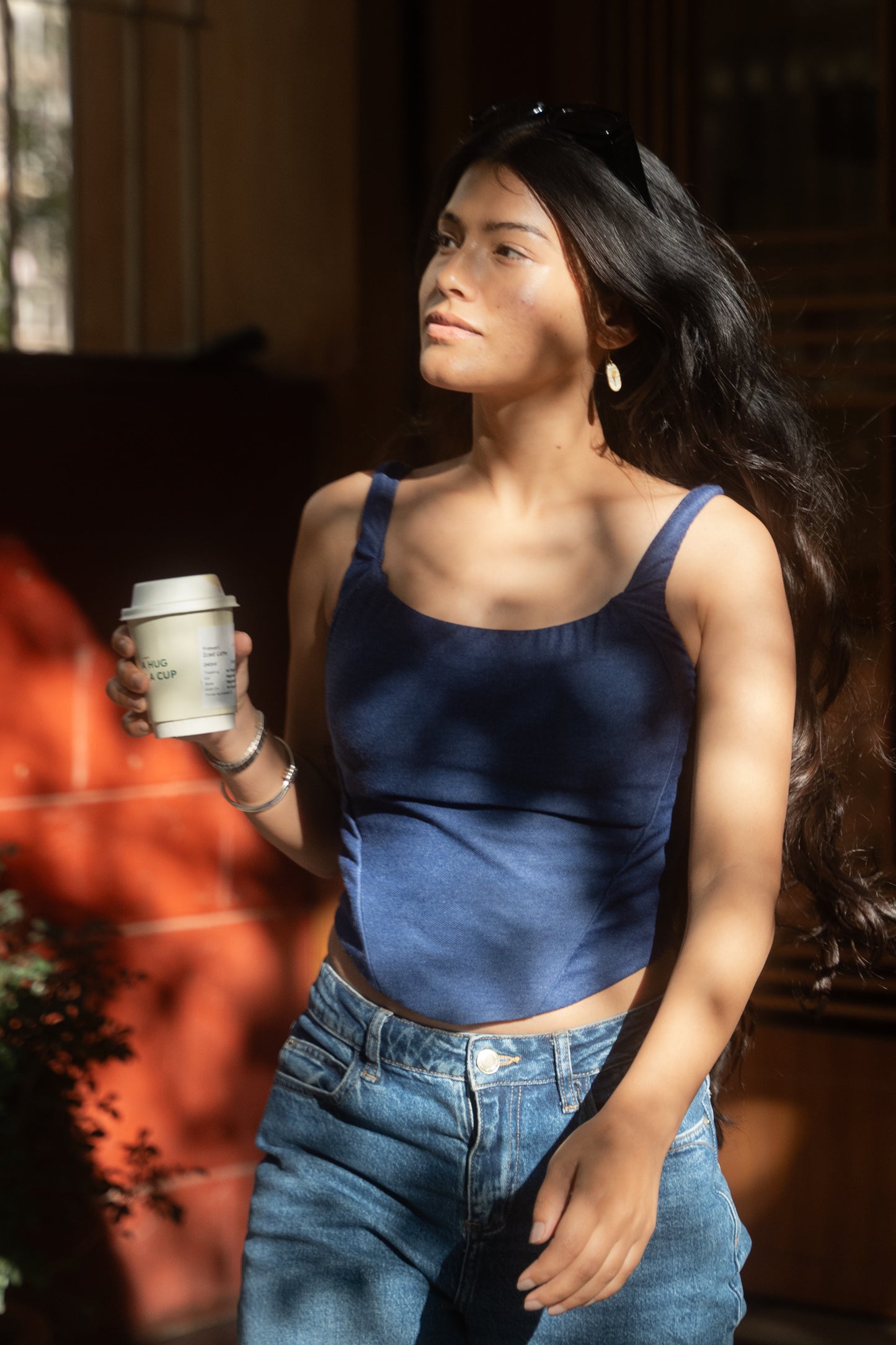 Damsel in Denim Corset