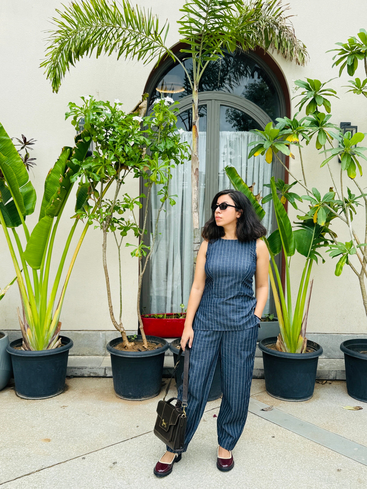 Shaam Co-ord - Stripes
