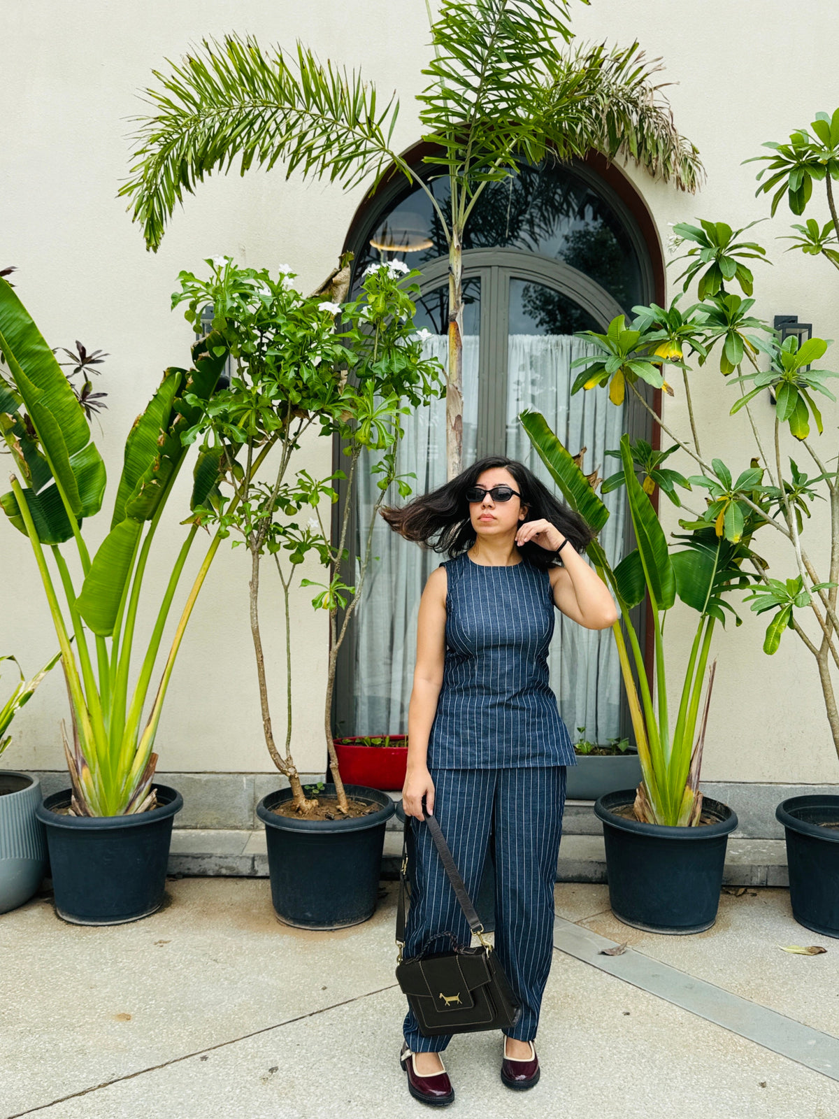 Shaam Co-ord - Stripes
