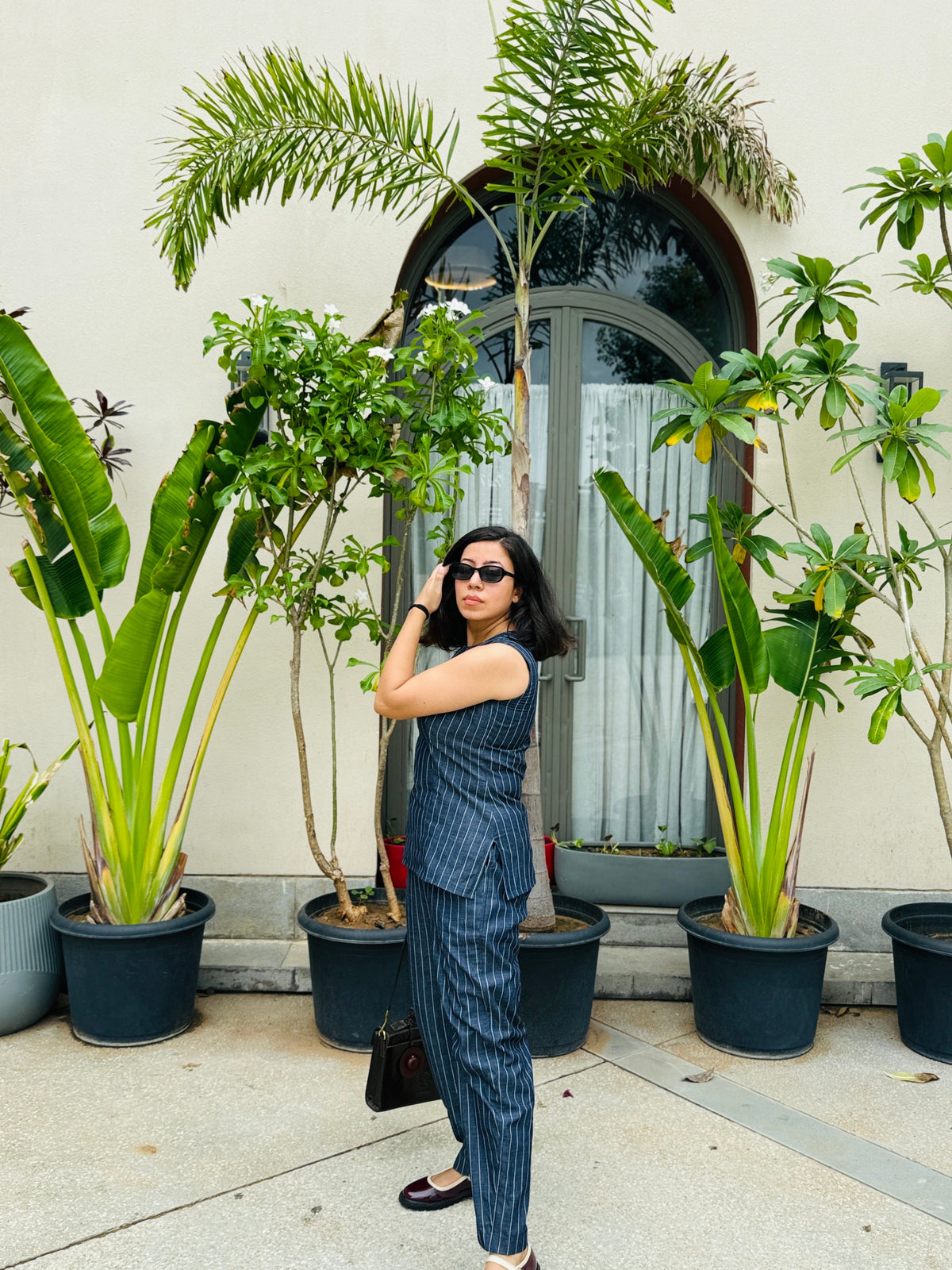 Shaam Co-ord - Stripes