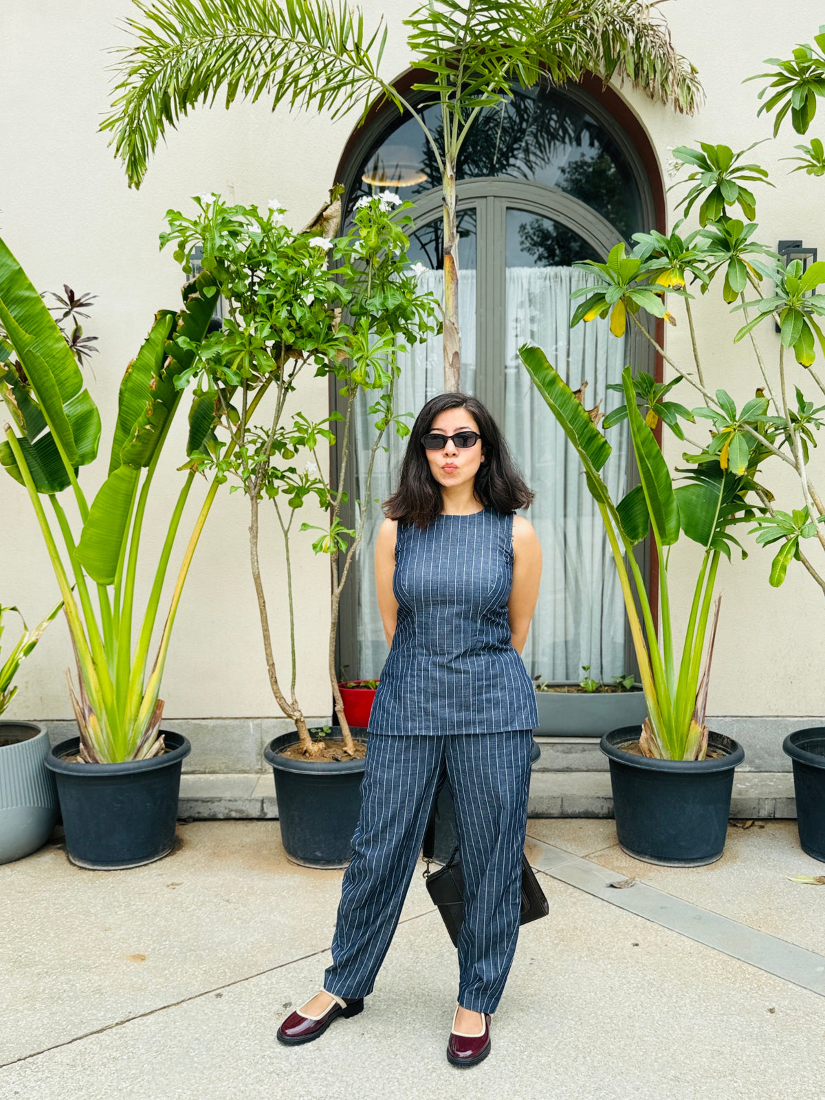Shaam Co-ord - Stripes